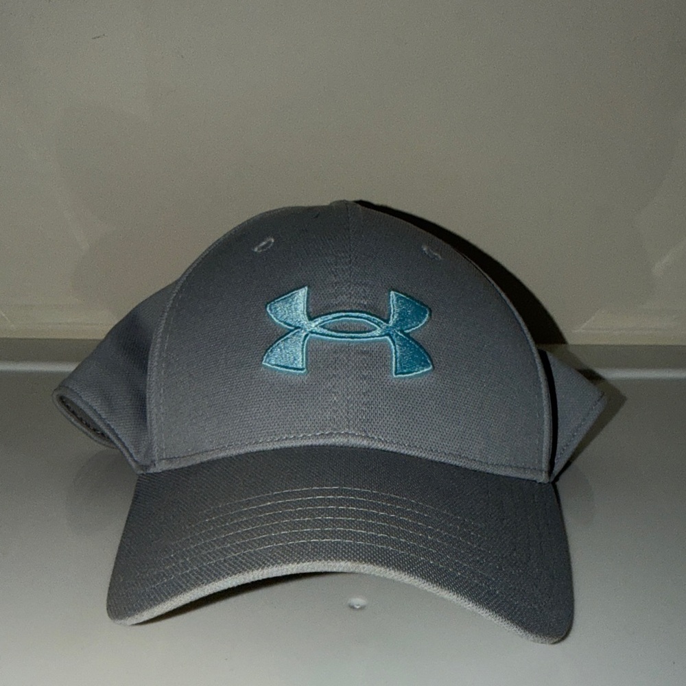 Under Armour Blue Logo Gray Hat